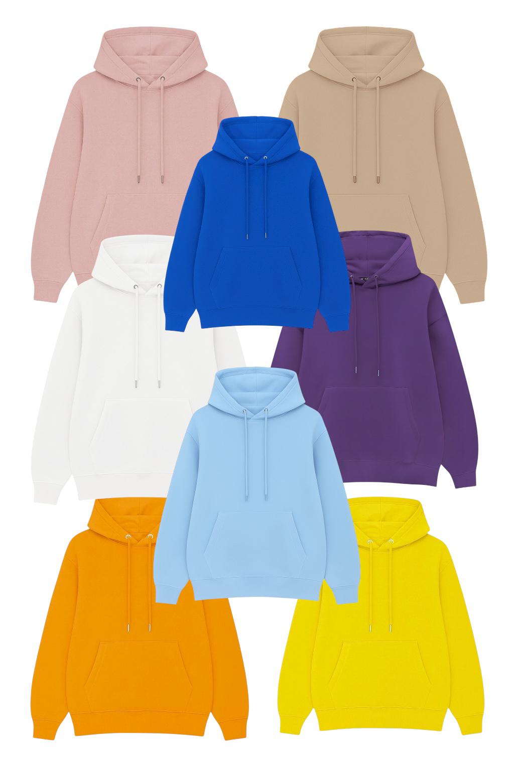 Dar Kalıp Kapuşonlu Sweatshirt