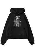 Black Speak Up Cat Sweatshirt
