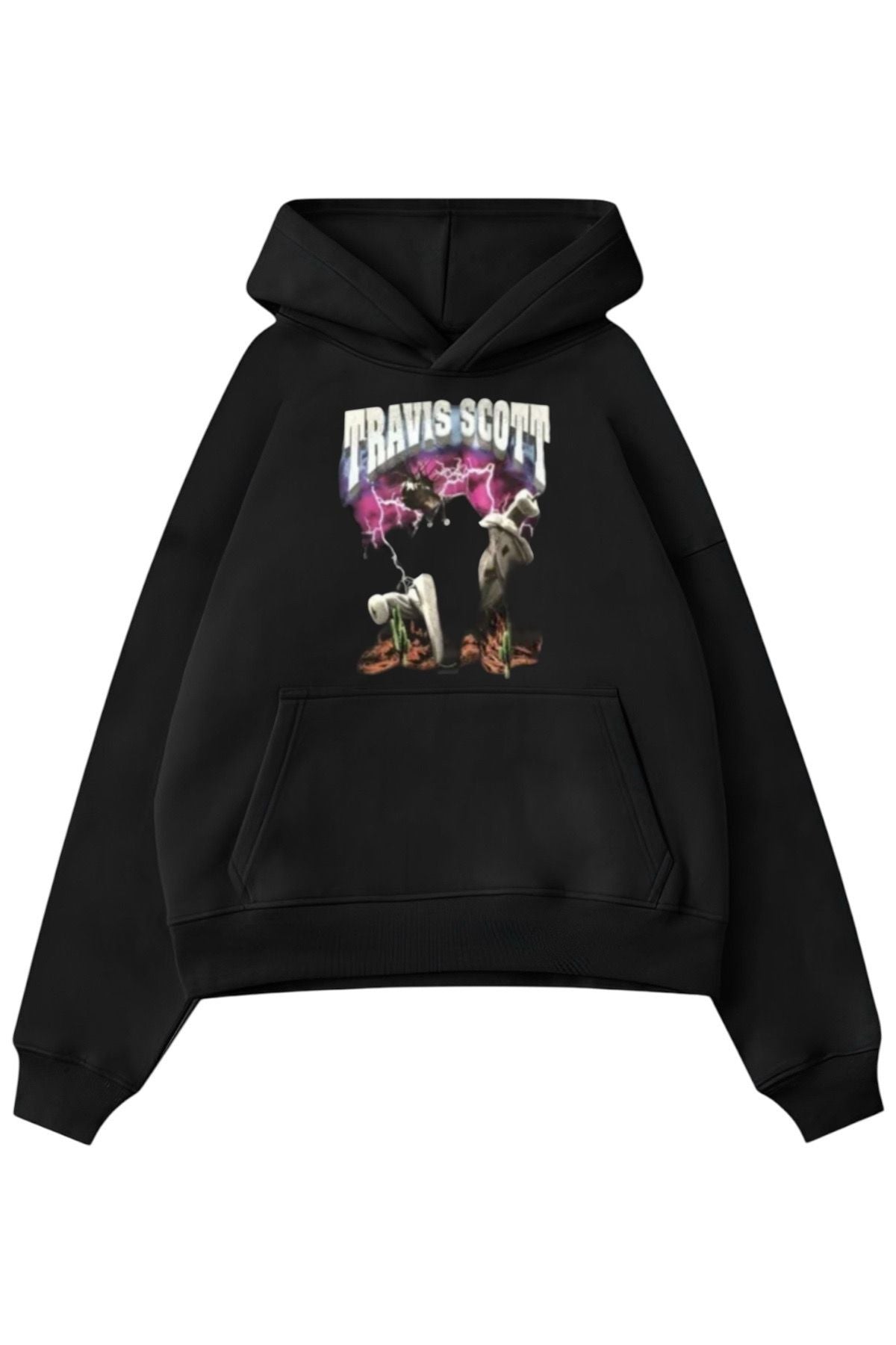 Black Travıs Scott Sweatshirt
