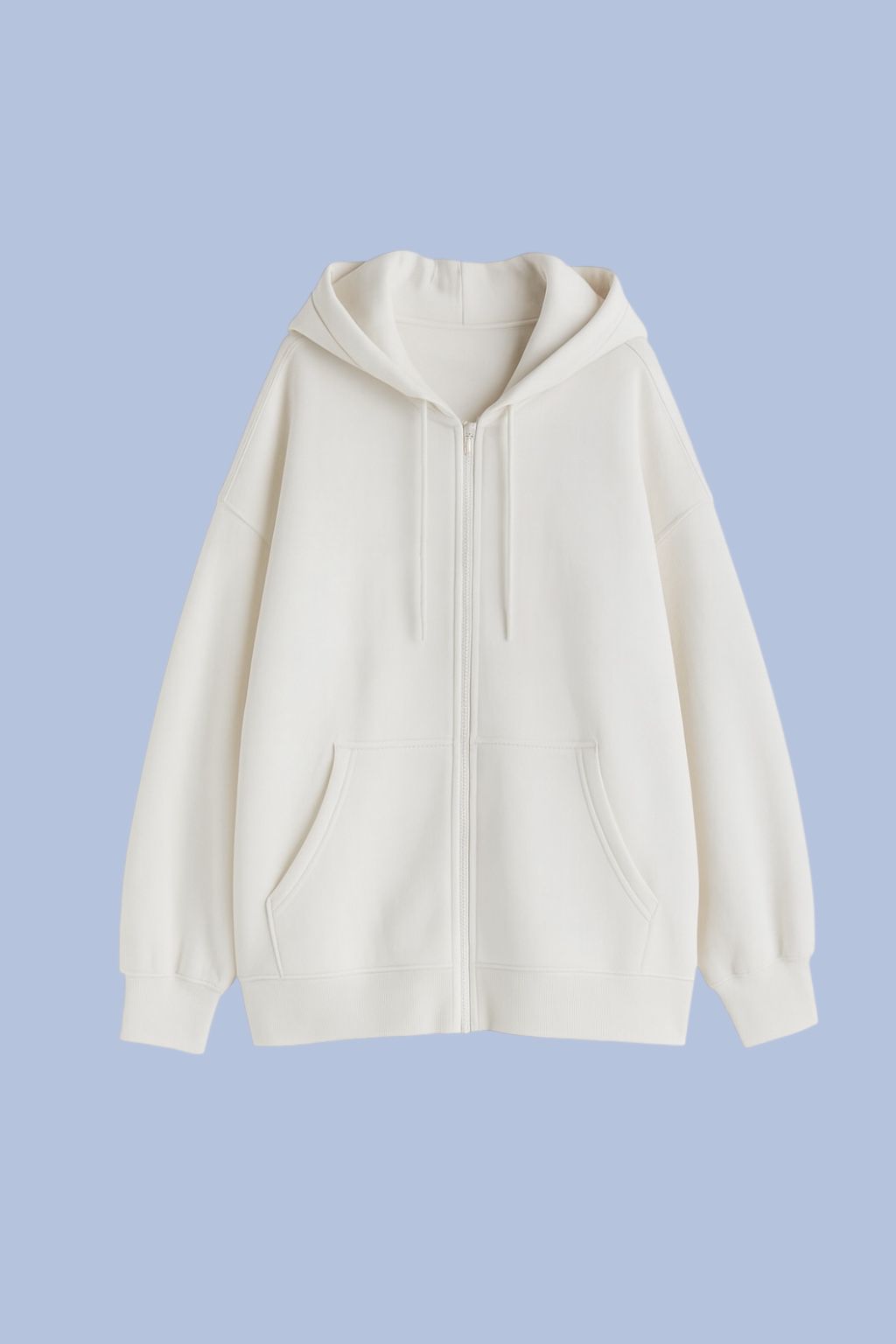 White Oversize Hırka
