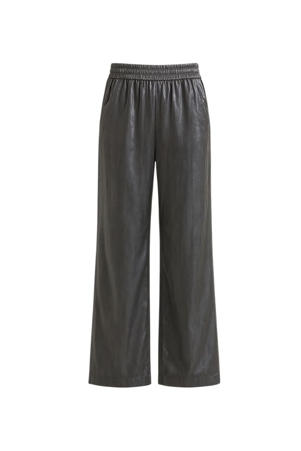 Grey Parlak Pantolon