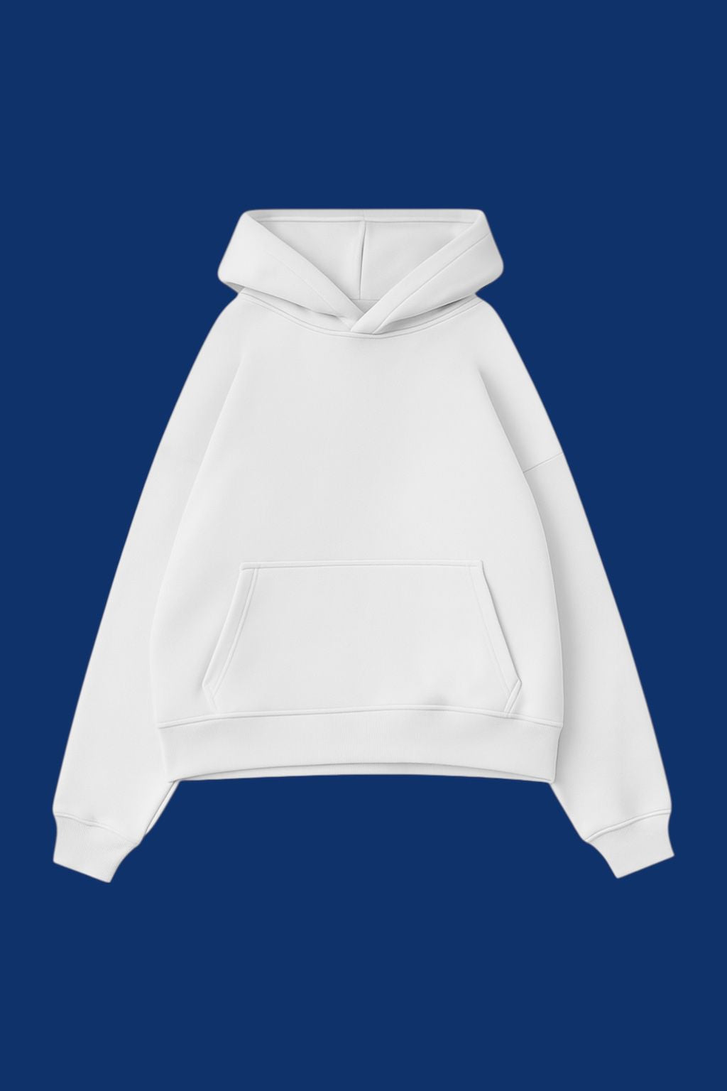 White Basic Sweatshirt