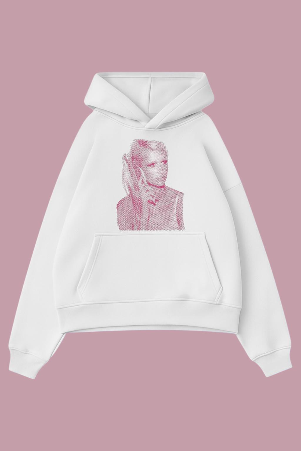 White Pink Girl Sweatshirt