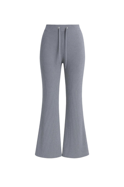 Açık Gri Fitilli Triko