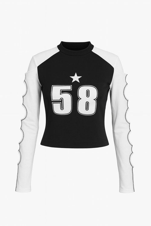 58 Kolları Pencereli Bluz