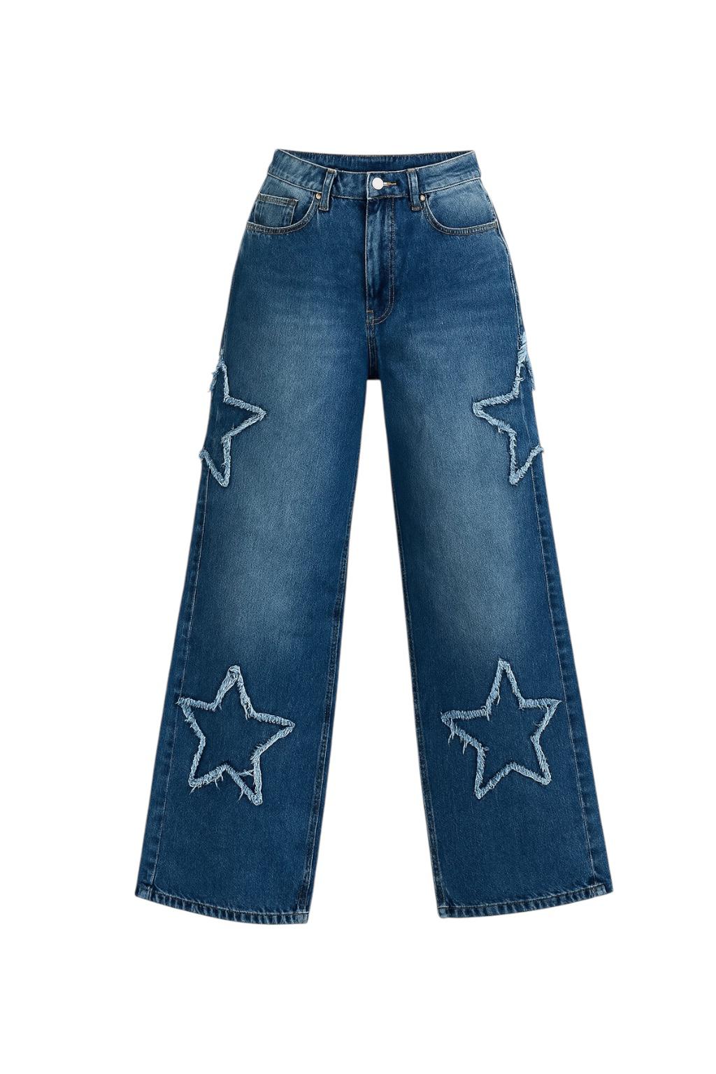 Blue Star Big Pantolon