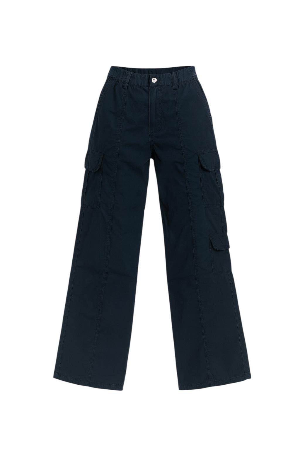 Smoked Paraşüt Poplin Pantolon