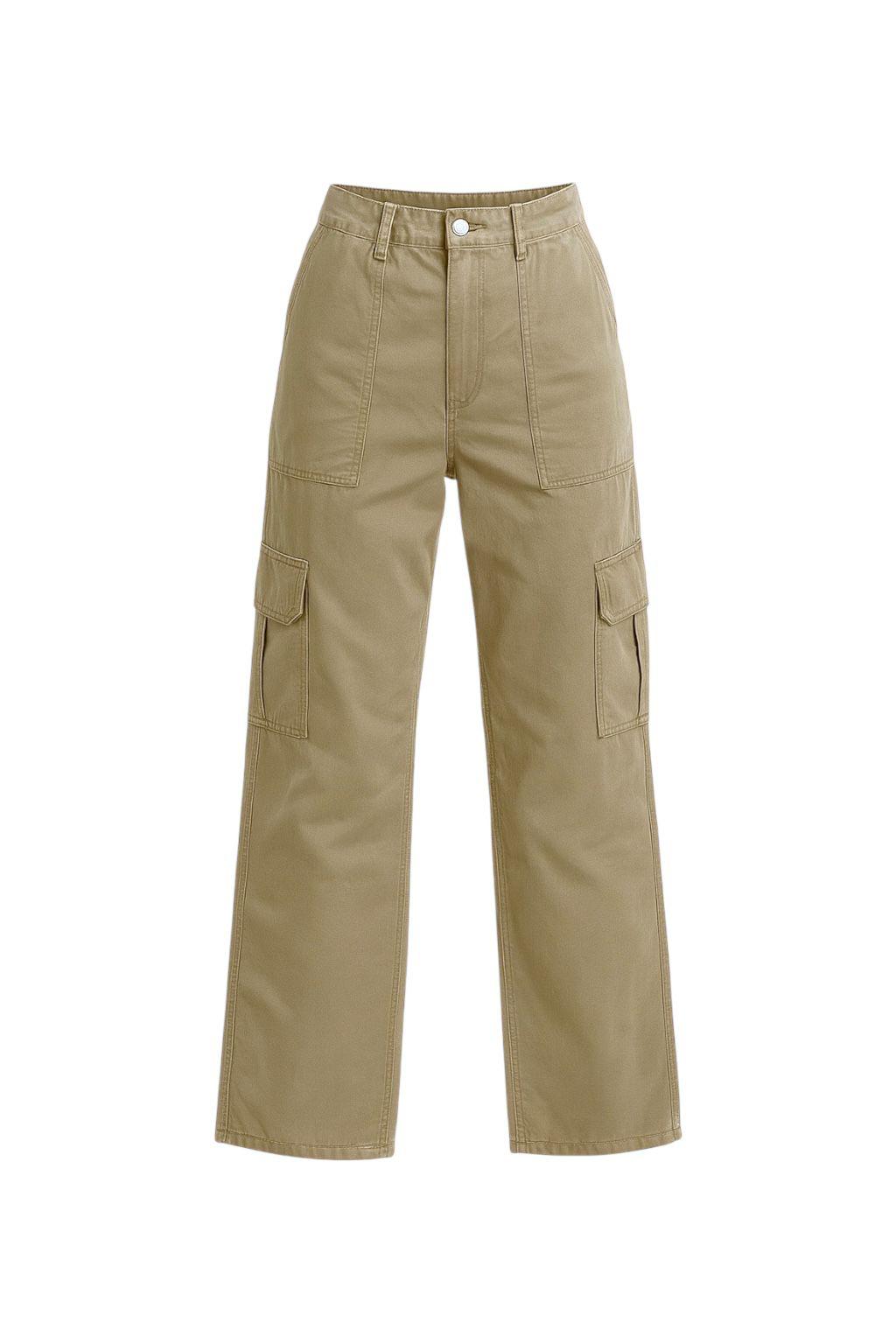 Soft Yeşil Kargo Cep Jean