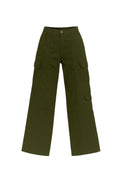 Green Paraşüt Poplin Pantolon