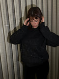 Black Simli Sweatshirt