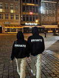 Black Sırt Private Sweatshirt