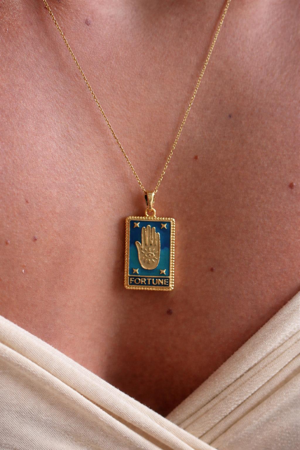 Blue Fortune Çelik Kolye