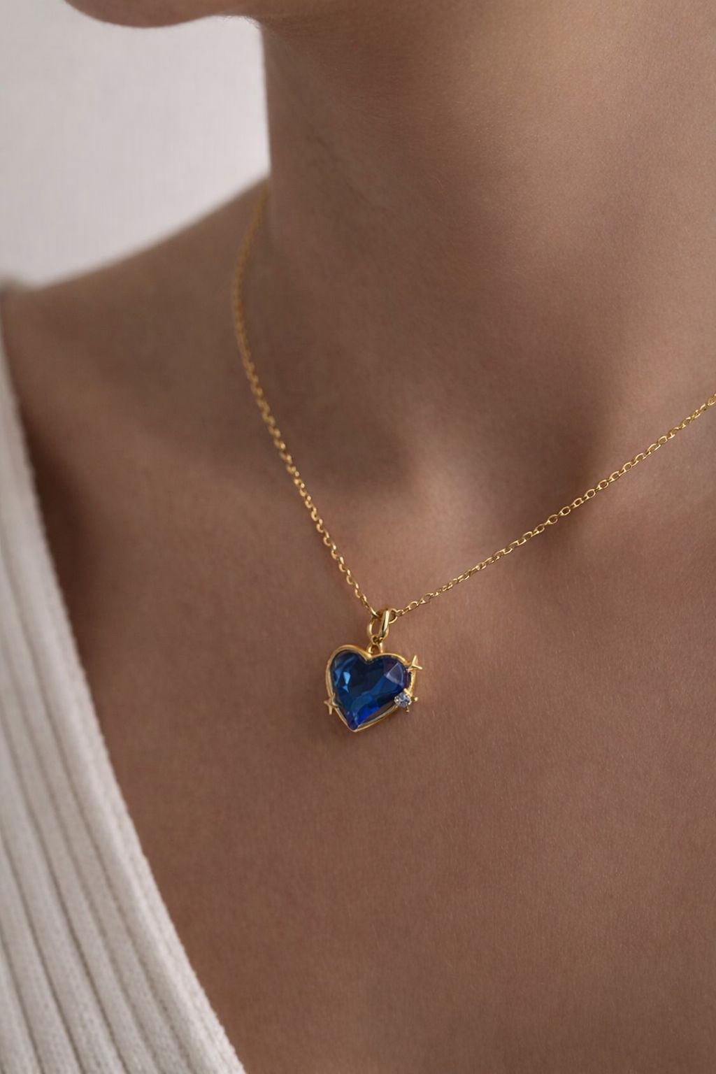 Navy Blue Çelik Kolye