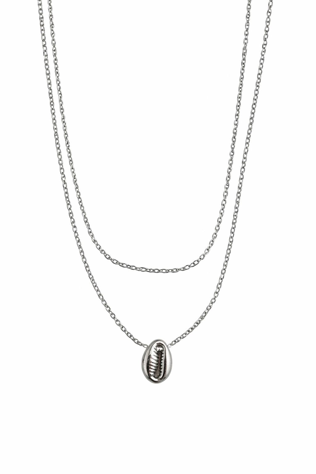 İkili Deniz Kabuğu Kolye