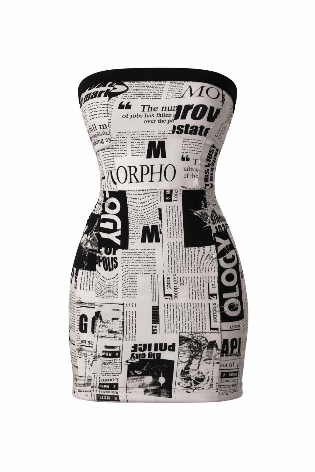 Newspaper Elbise