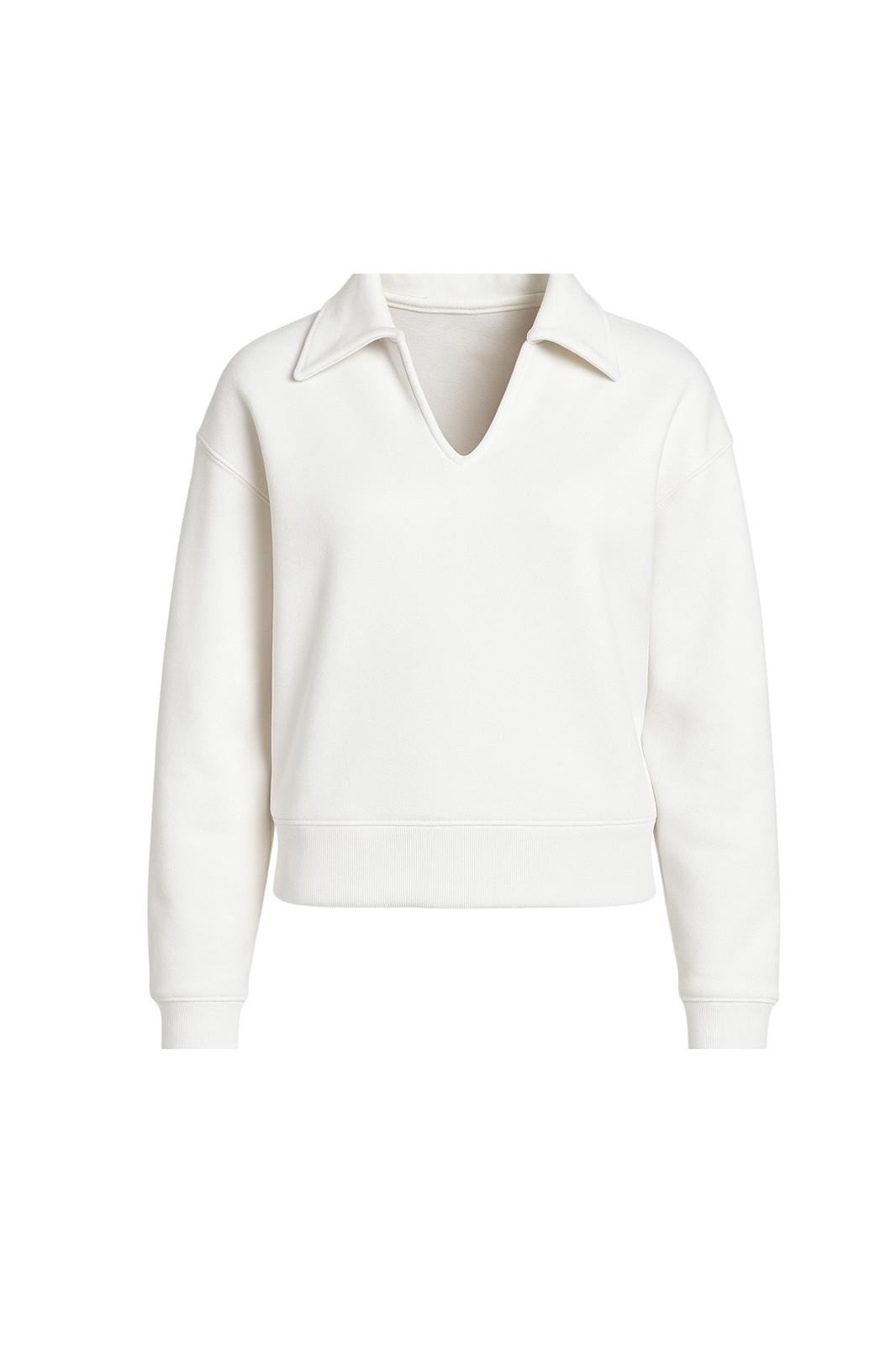 Polo Yaka Sweatshirt