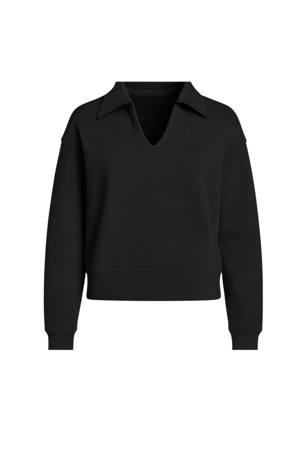 Polo Yaka Sweatshirt