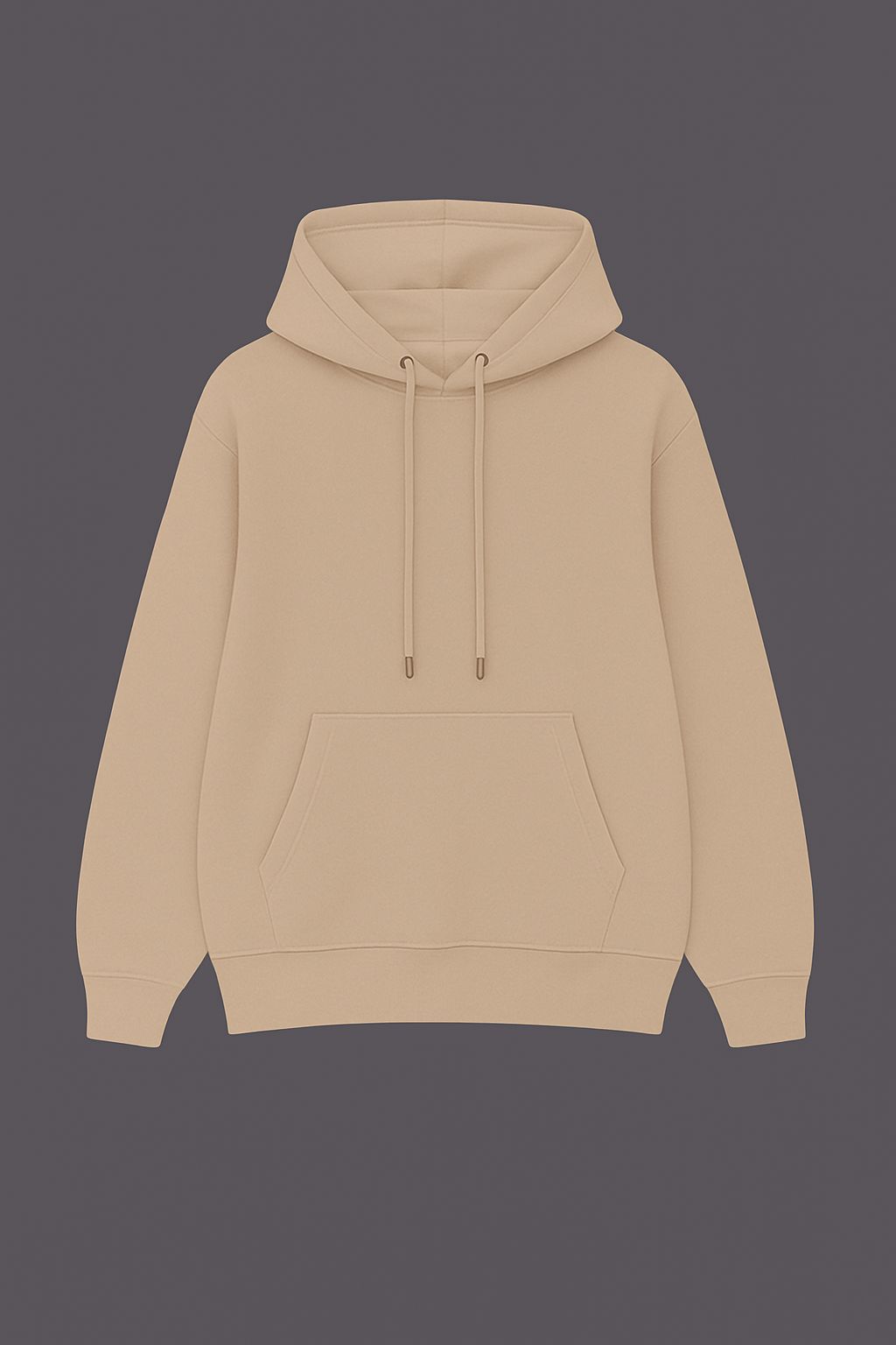 Dar Kalıp Kapuşonlu Sweatshirt