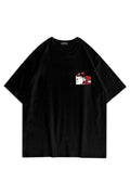 Black Kitty Spider Oversize Tshirt
