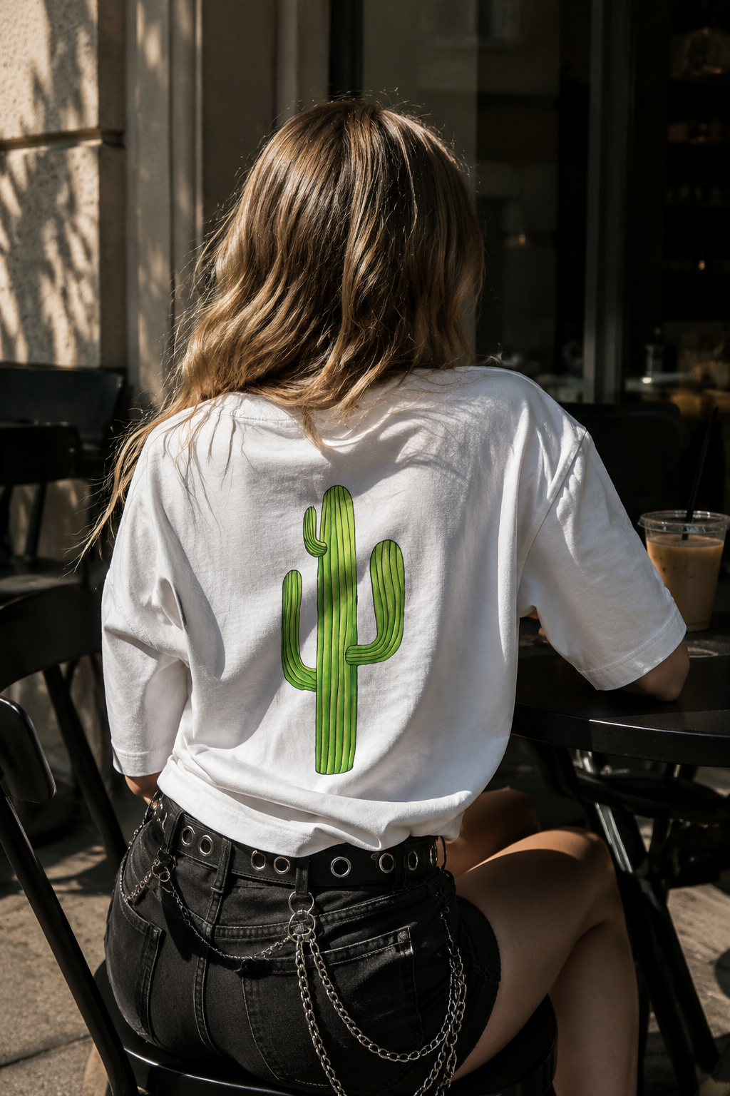White Cactüs Oversize T-shirt