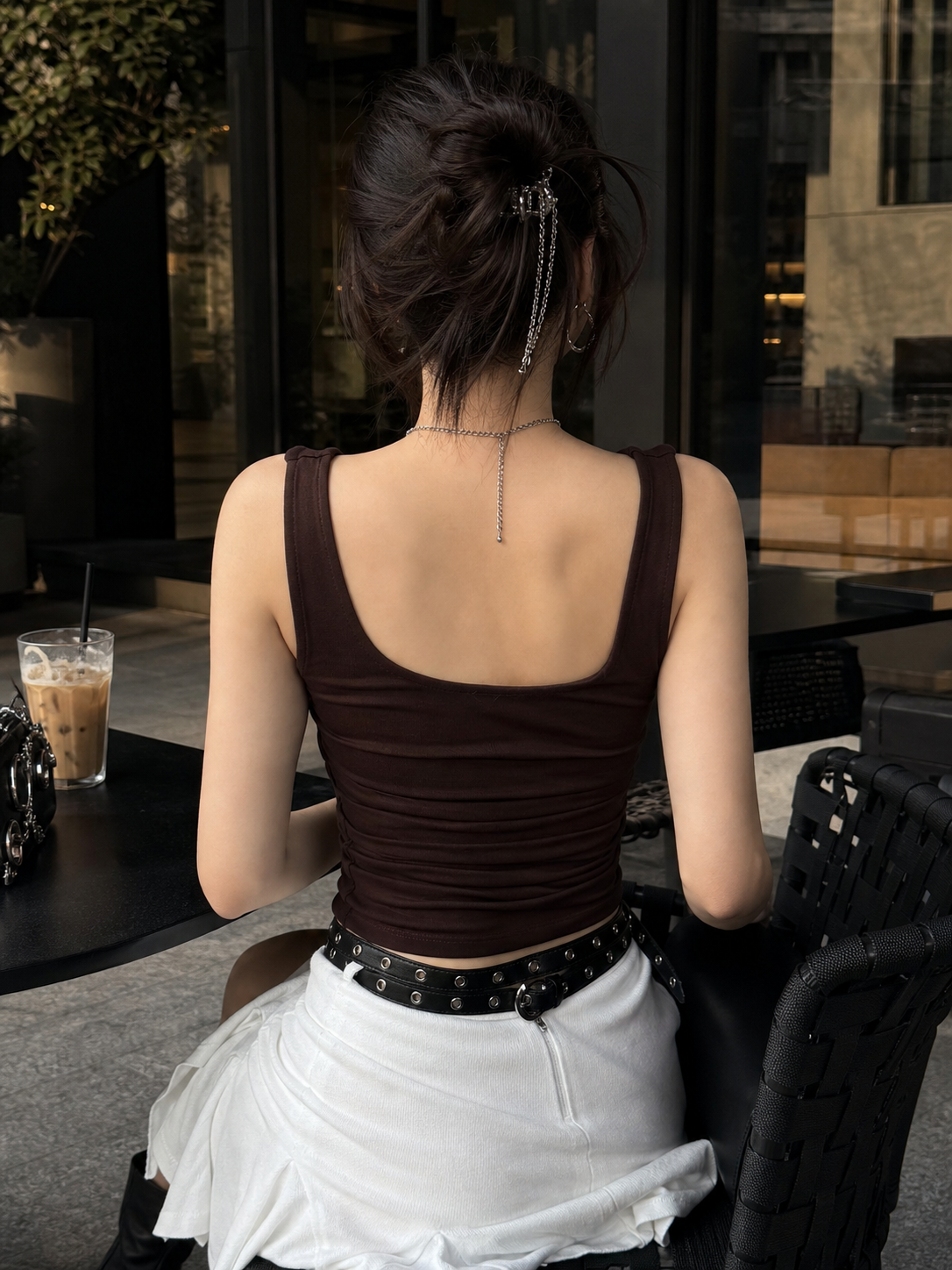 Brown Atlet Bluz