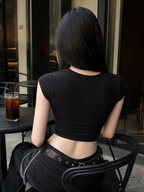 Black Badi Crop