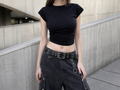 Black Badi Crop