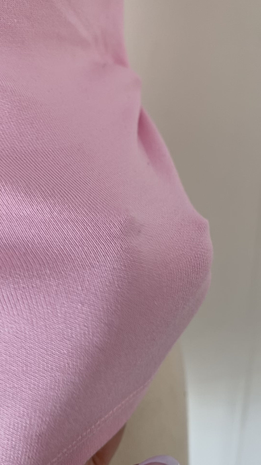 Pink Yanları Büzgülü Kısa Kol Bluz