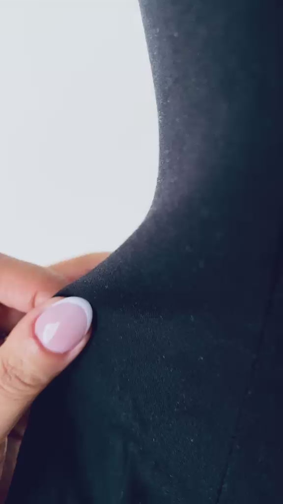 Black Alora Detaylı Parçalı Bluz