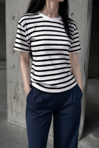 Black and White Triko T-shirt
